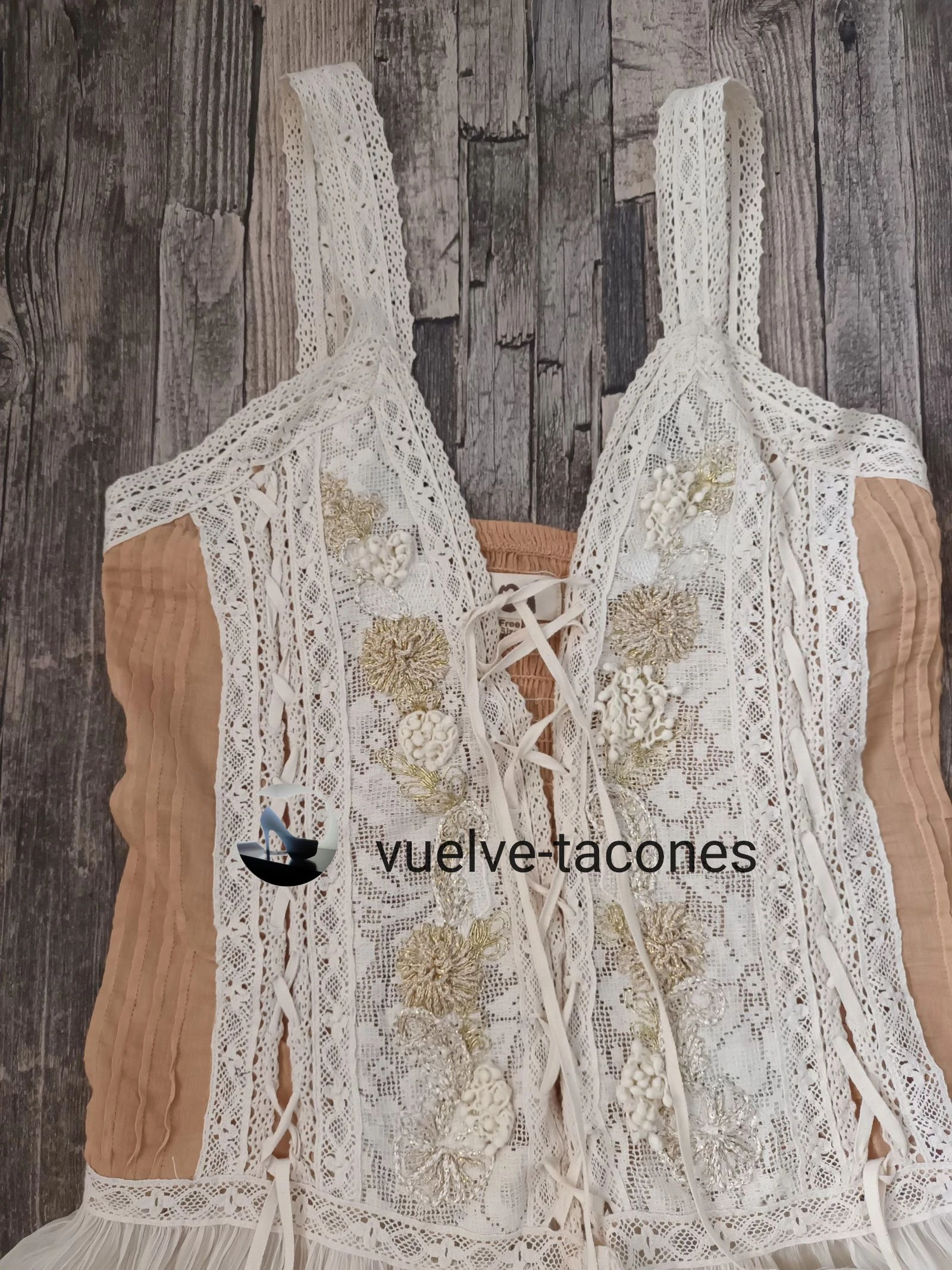 Lichtkoraal en witte bustier ♡ JOT * Een maat – photo 6